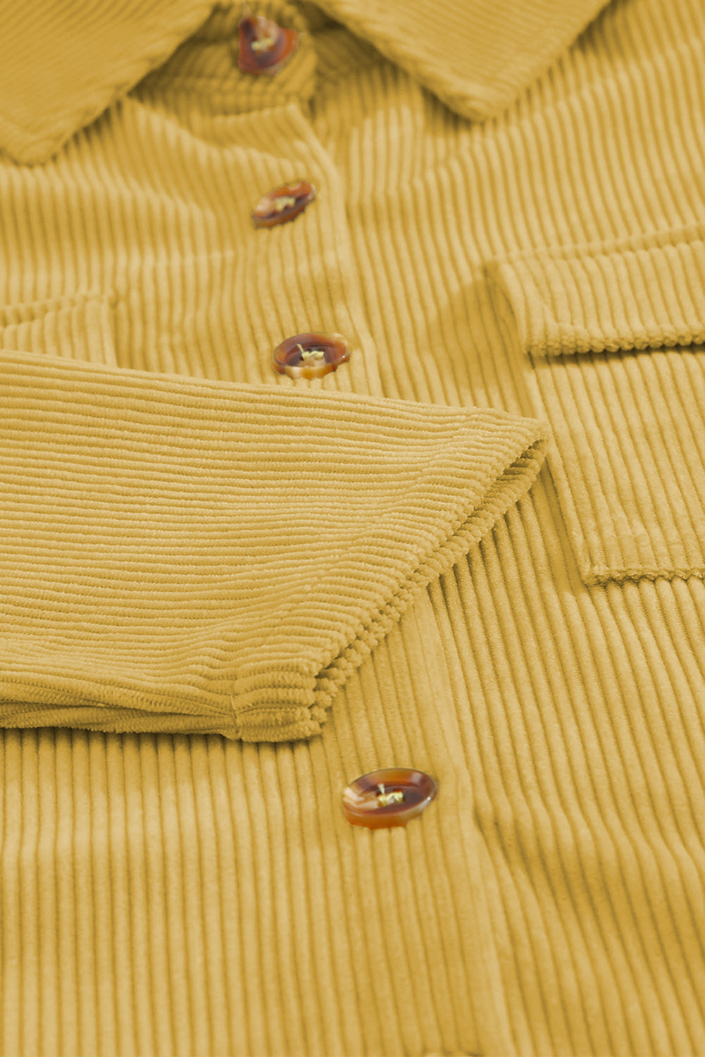 Button Up Corduroy Shacket