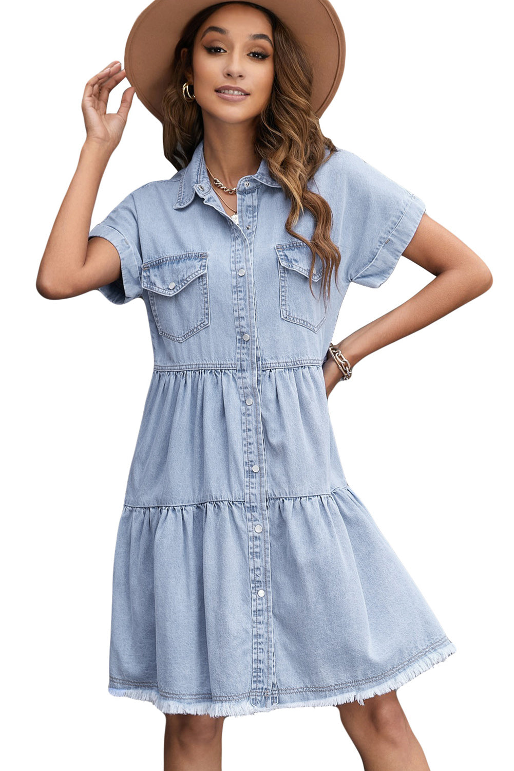 Denim Shirt Dress