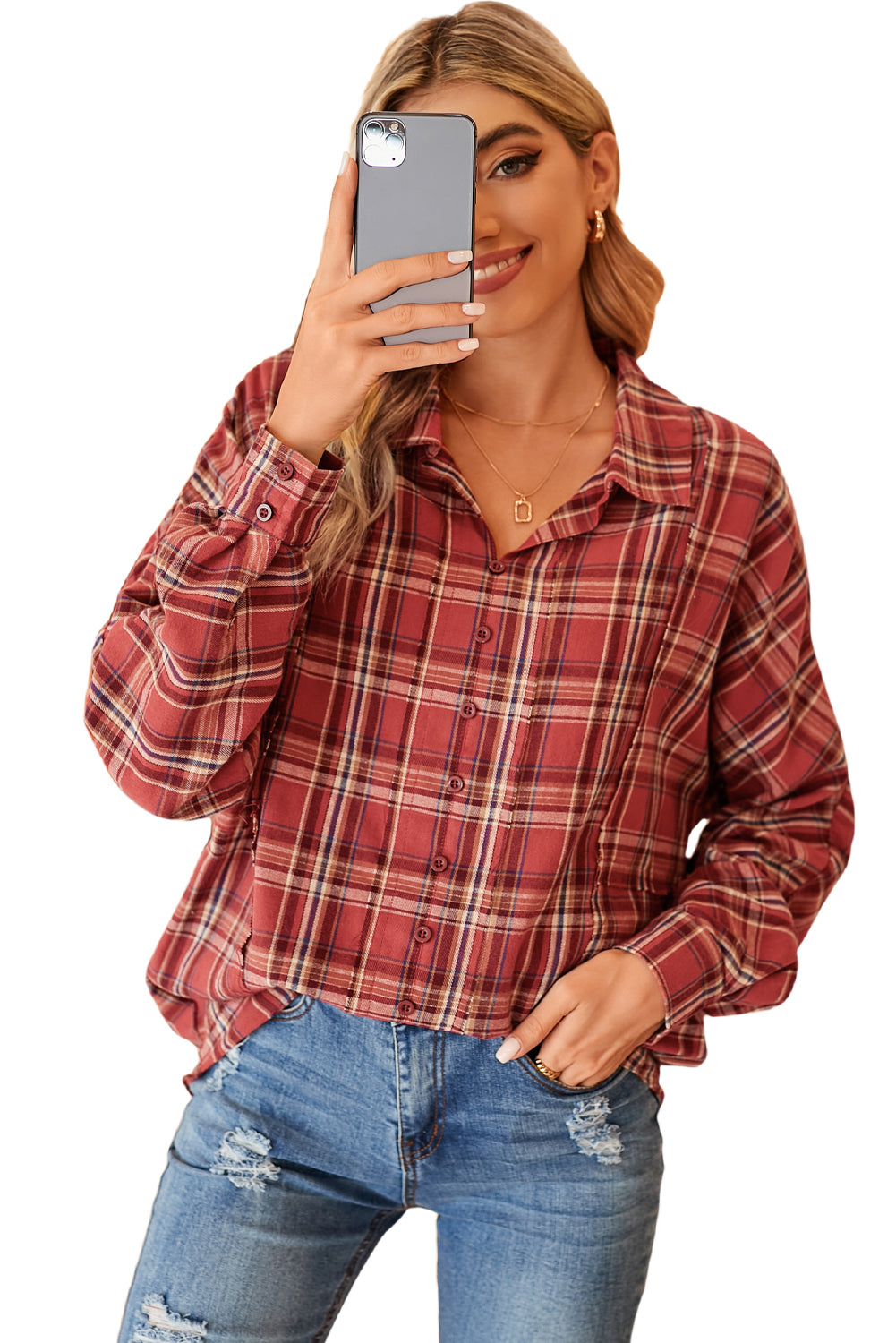 Plaid Long Sleeve Shirt