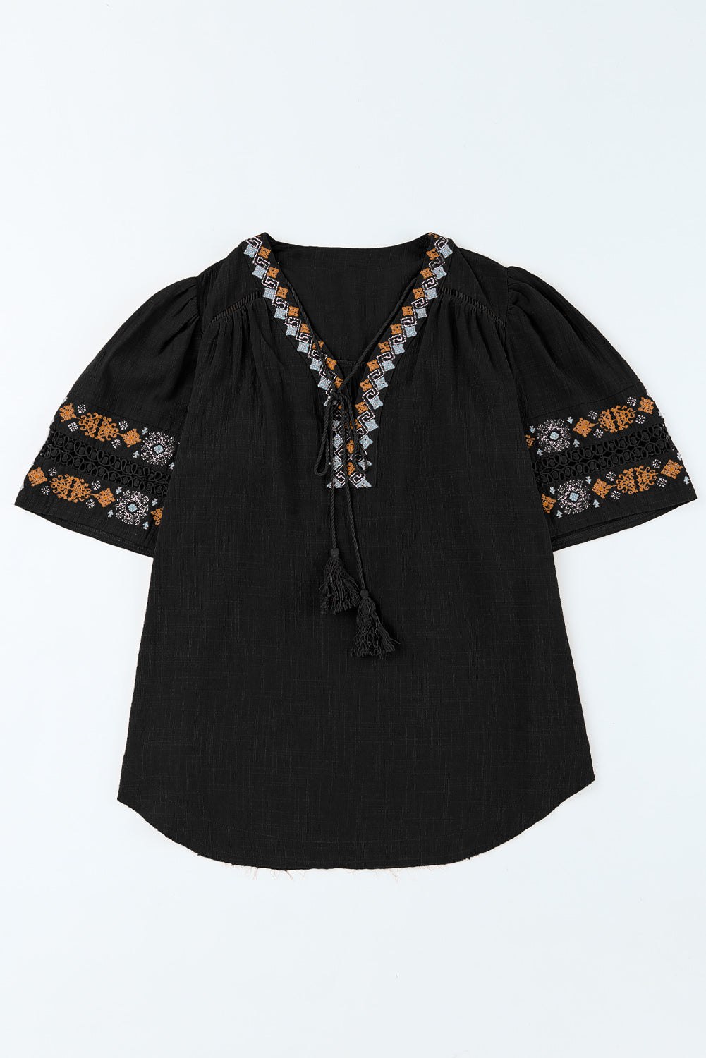 Boho Embroidered Blouse