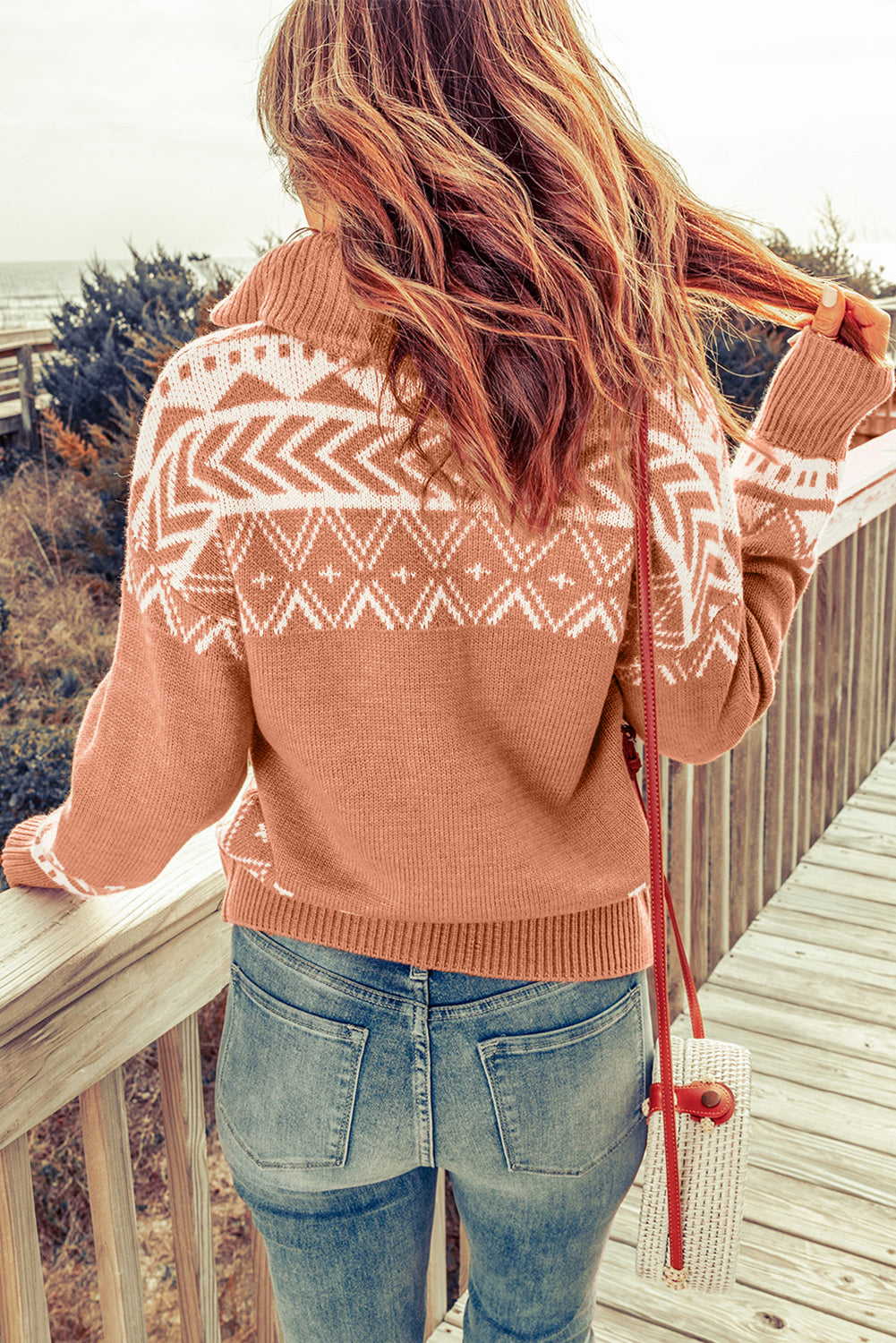 Geometric Knit Sweater