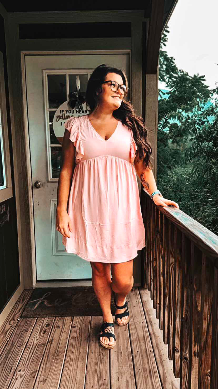 Pink Babydoll Dress