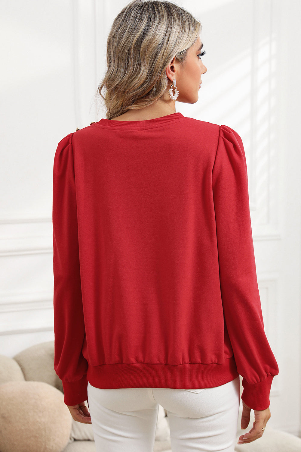 Ruched Long Sleeve Top