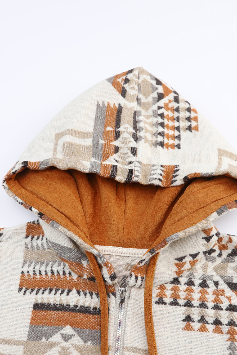 Geometric Print Hoodie