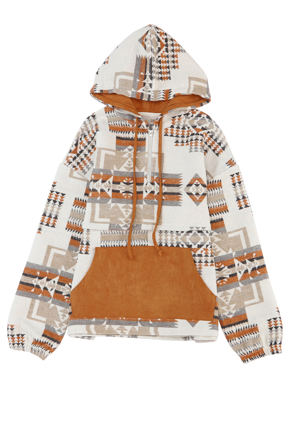 Geometric Print Hoodie