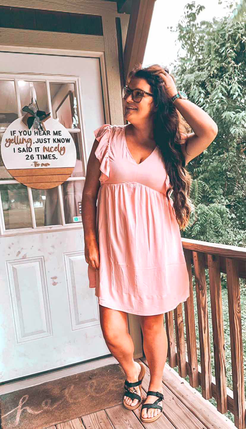 Pink Babydoll Dress