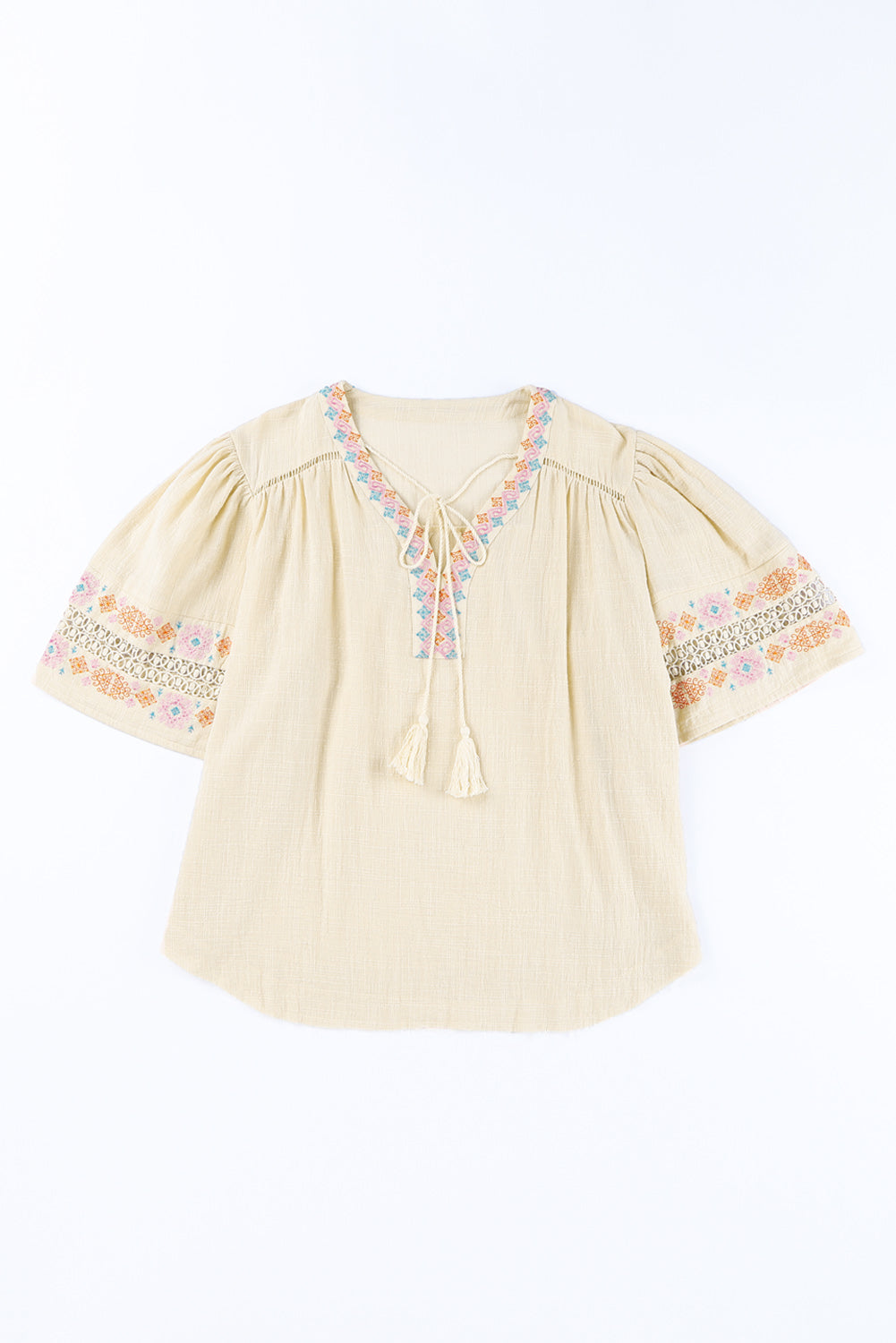 Boho Embroidered Blouse