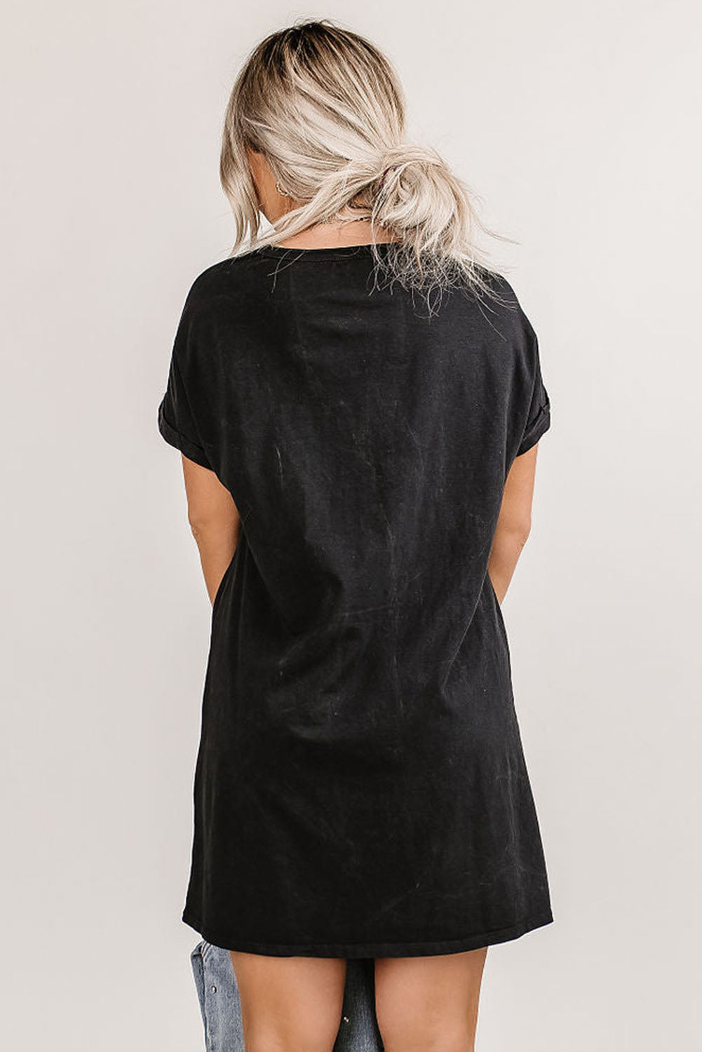 Black Nashville T-Shirt Dress