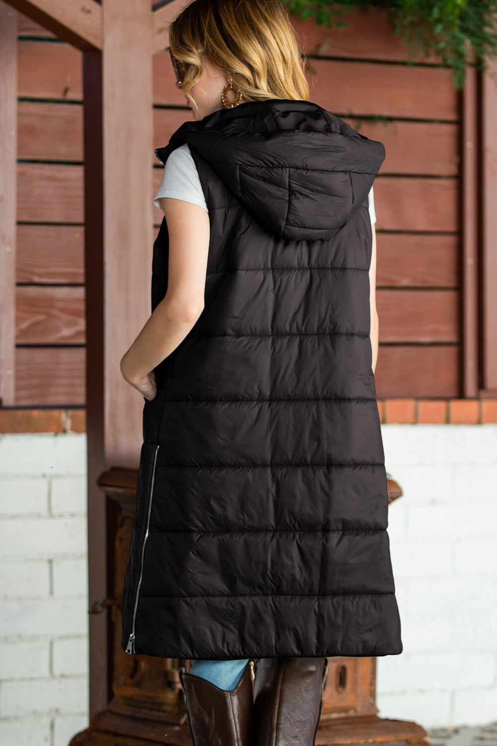 Long Puffer Vest