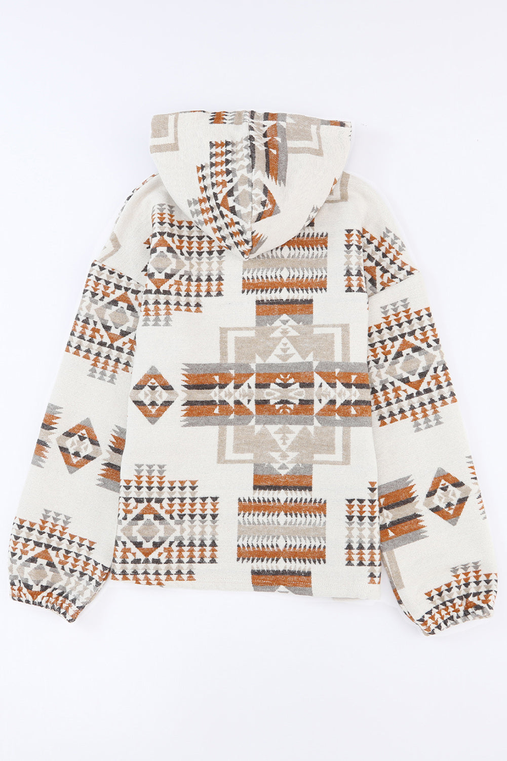 Geometric Print Hoodie