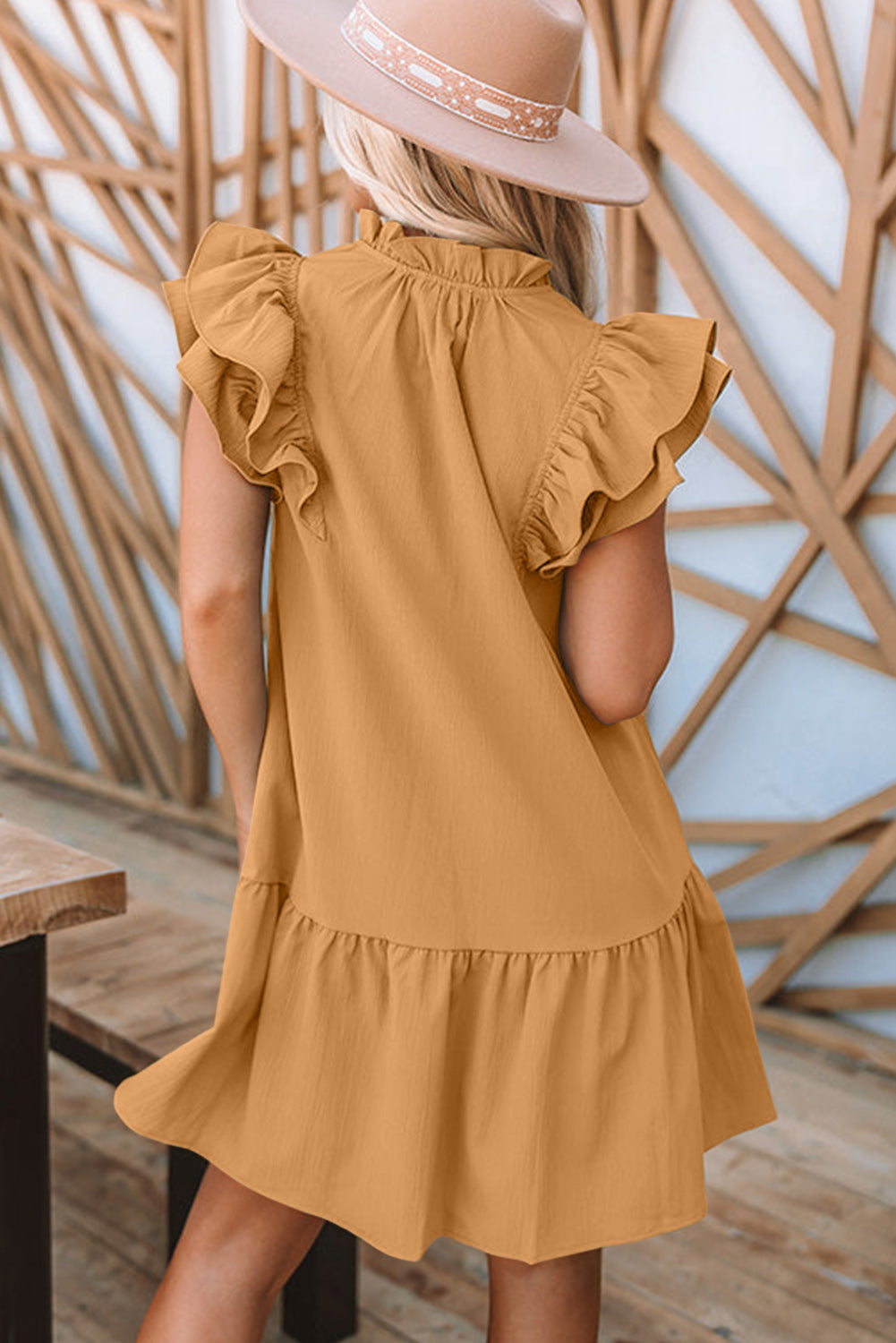 Tiered Ruffled Dress