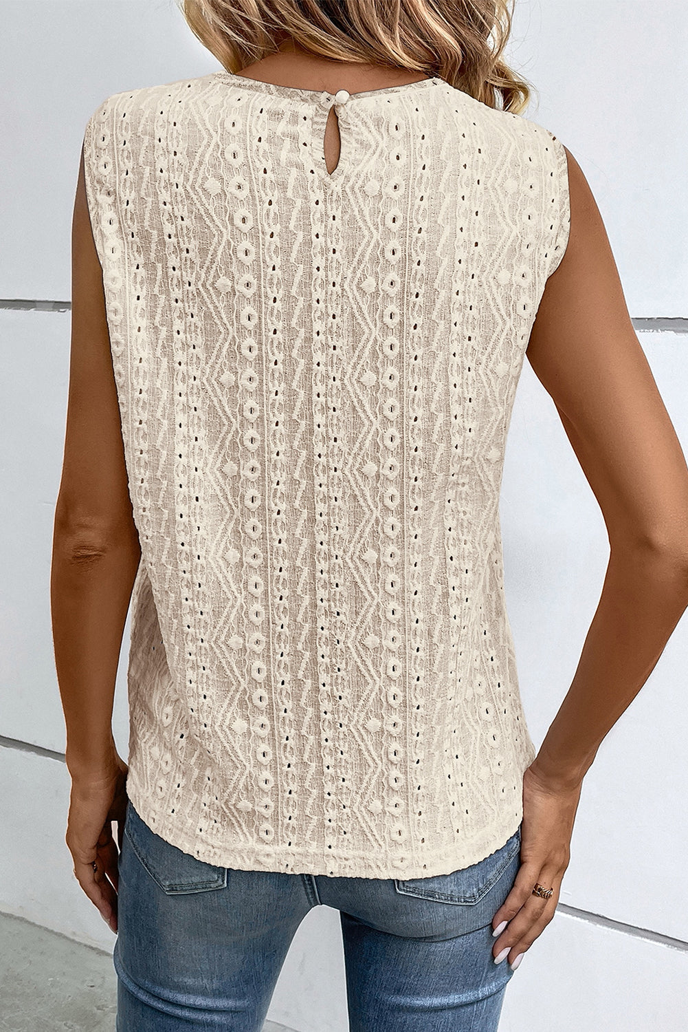 Lace Keyhole Top