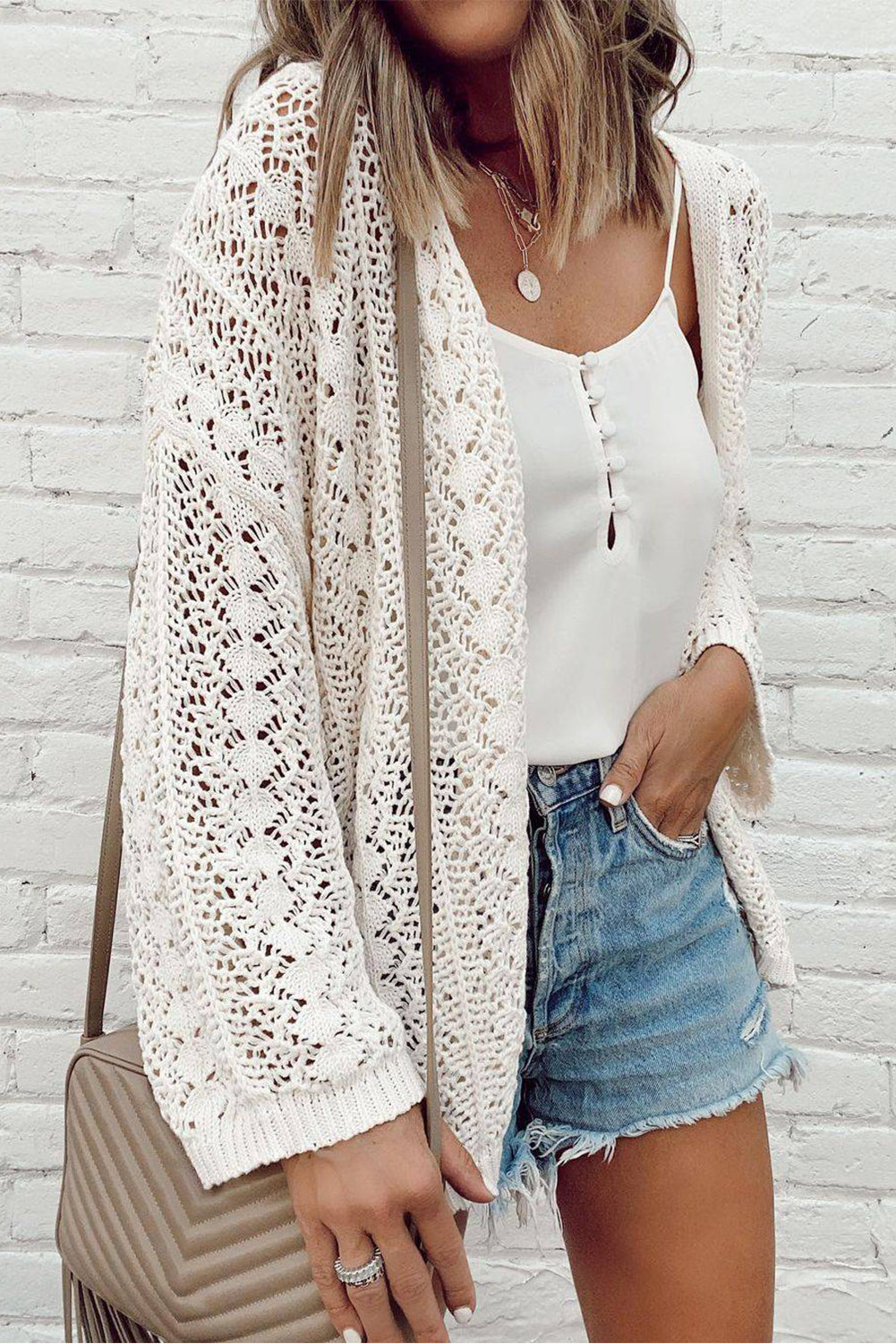 Crochet Knit Cardigan