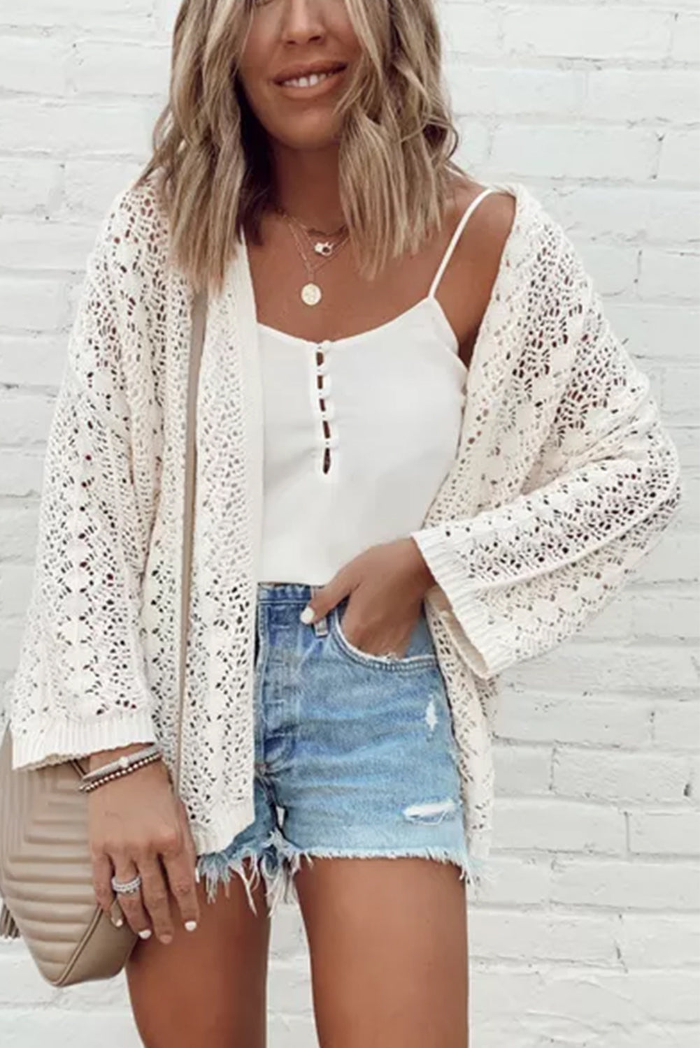 Crochet Knit Cardigan