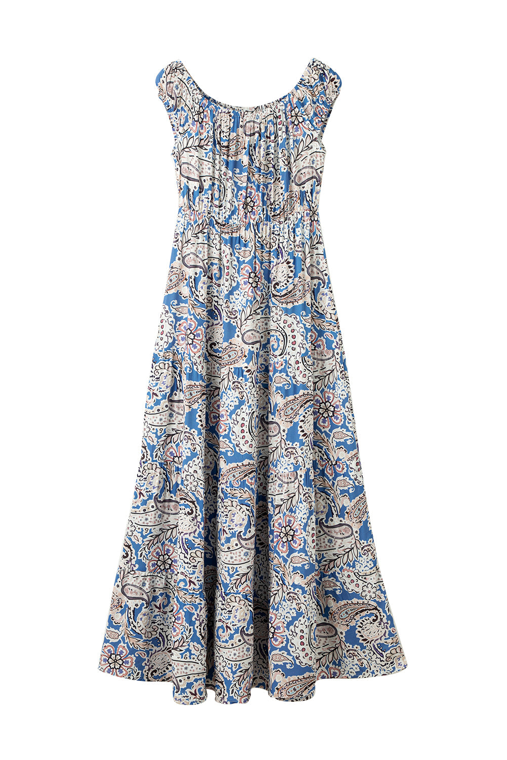 Boho Paisley Maxi Dress