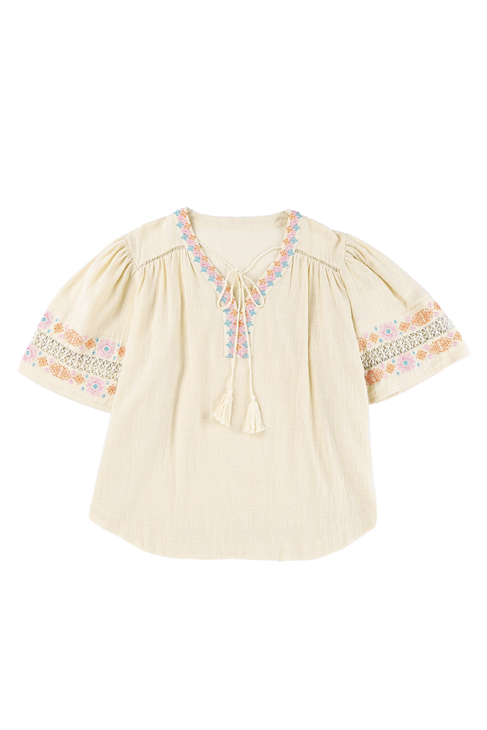 Boho Embroidered Blouse