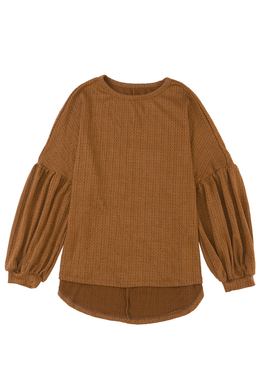 Textured Long Sleeve Top